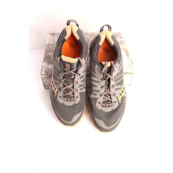 Saucony Excursion TR12 Women's 8.5 Gray/Peach Running Trail Shoes S15411-17 - Picture 2 of 10